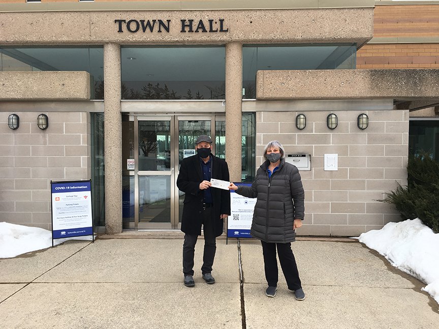 Cheques Presented to Local Food Banks Halton Hills